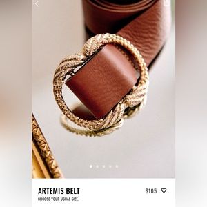 Sezane Artemis Belt size 80